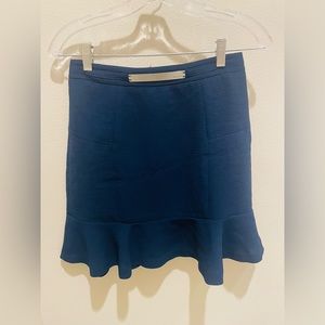 Prich navy a line mini skirt